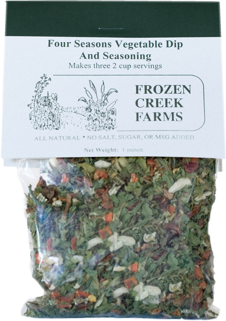 Four Seasons Vegetable Dip, Frozen Creek Farms Packet